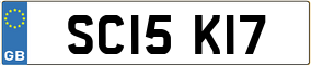 Truck License Plate